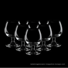 Haonai clear crystal 680ml brandy glasses for hotel, restaurant, home.